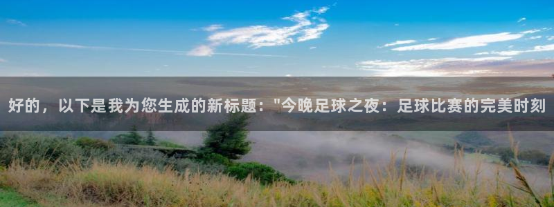 好的，以下是我为您生成的新标题：\